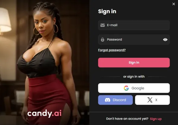 Candy AI Login Page